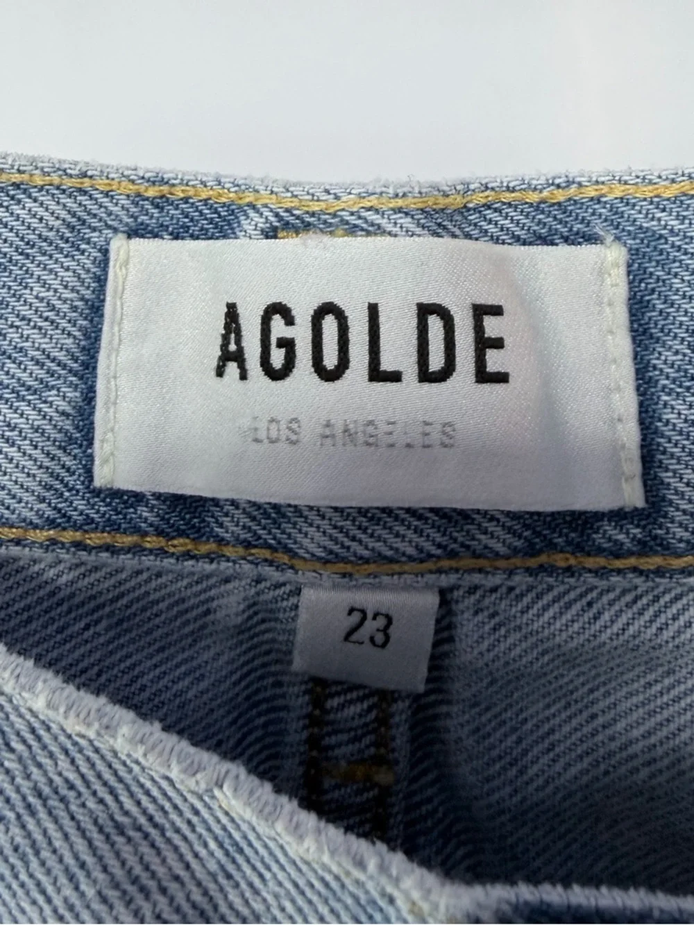 NWT AGOLDE Parker Vintage Cut Off‎ Short in Swapmeet Blue Size 23